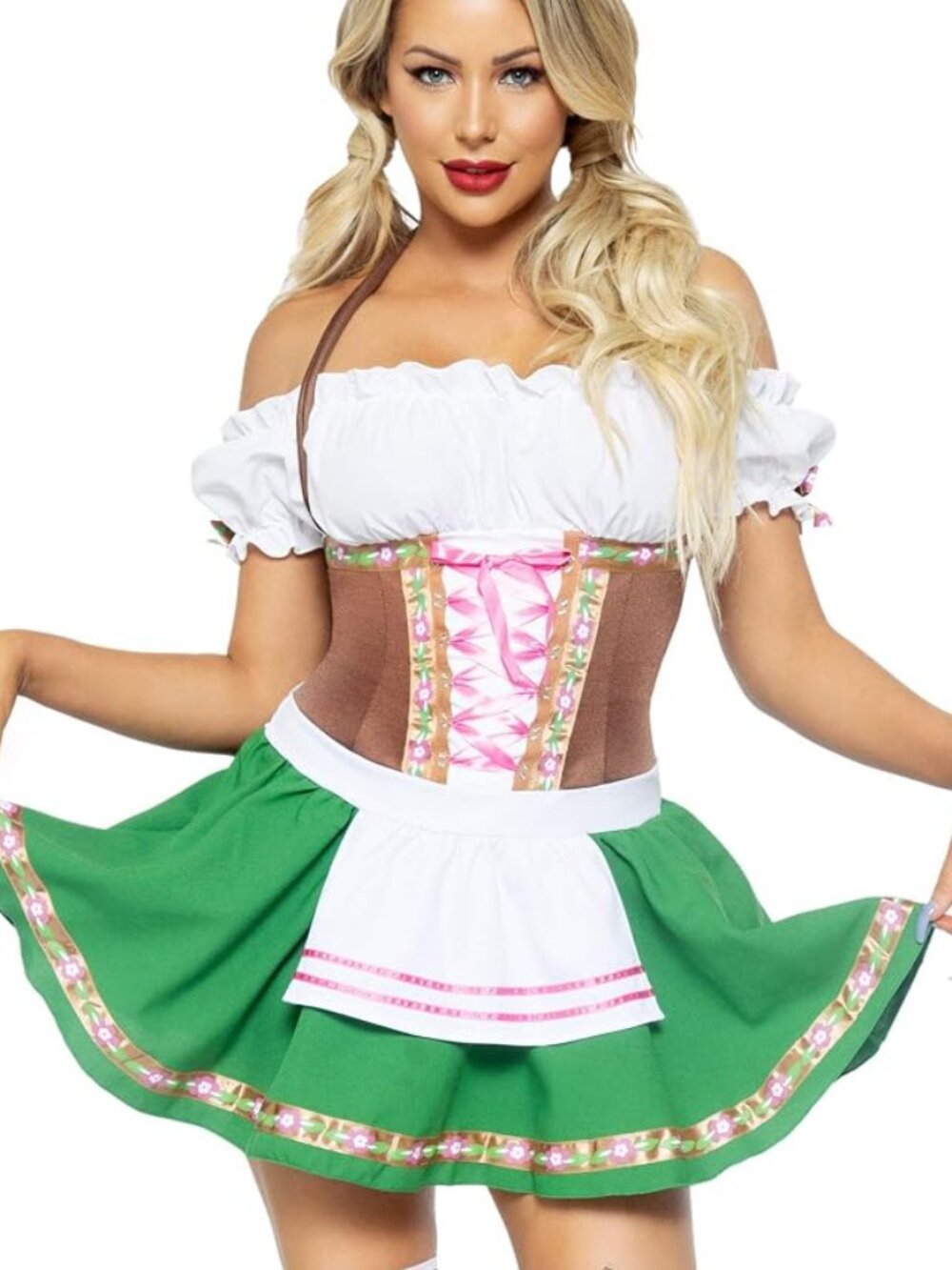 Leg Avenue Gretchen Beer Babe Costume Dirndl Dress Medium